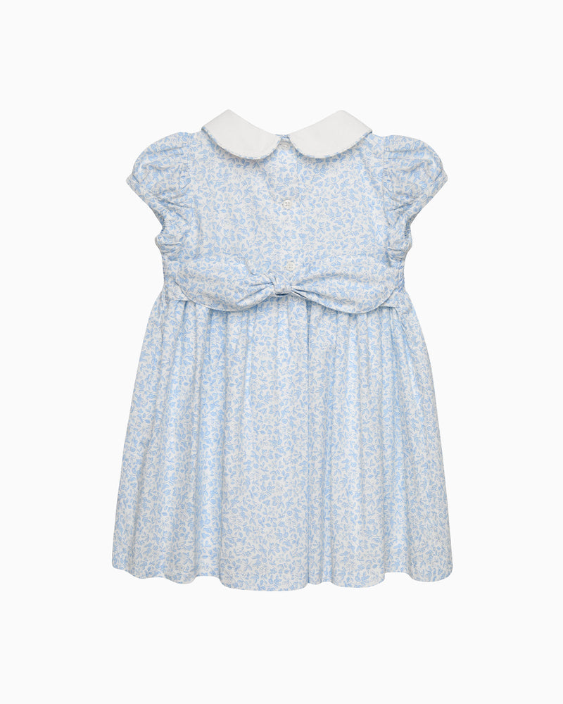 Confiture Dress Baby Catherine Smocked Dress in Blue Floral