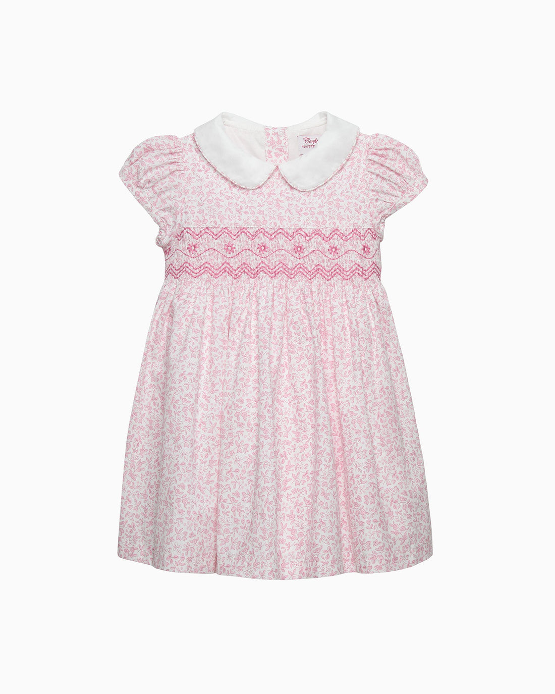Confiture Dress Baby Catherine Smocked Dress in Pink