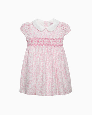 Confiture Dress Baby Catherine Smocked Dress in Pink