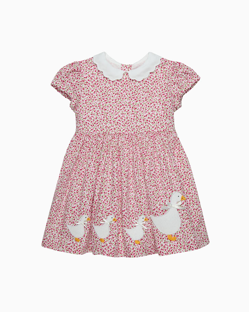 Confiture Dress Baby Ditsy Cherry Duck Dress