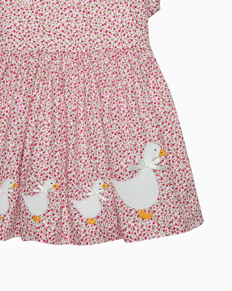 Confiture Dress Baby Ditsy Cherry Duck Dress