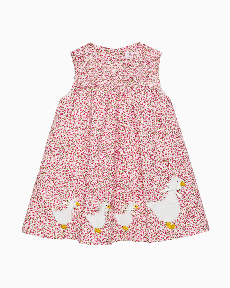Confiture Dress Baby Cherry Smocked Duck Dress