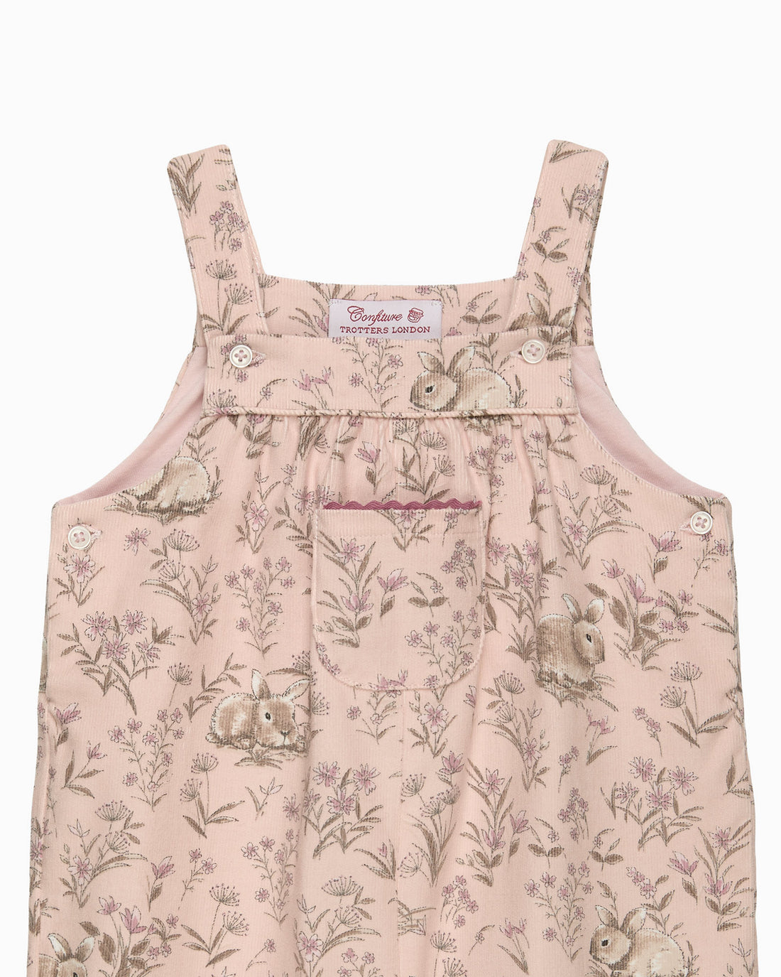 Confiture Dungarees Baby Cord Bunny Dungarees