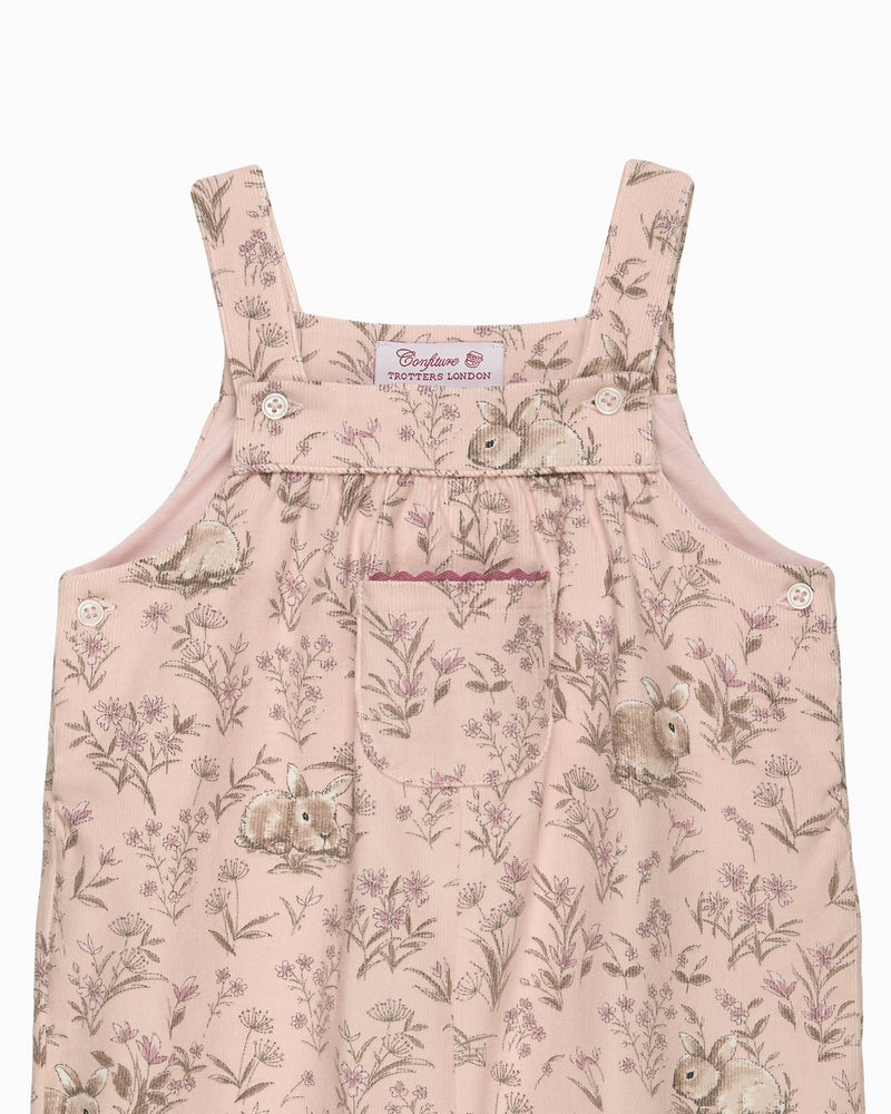 Confiture Dungarees Baby Cord Bunny Dungarees