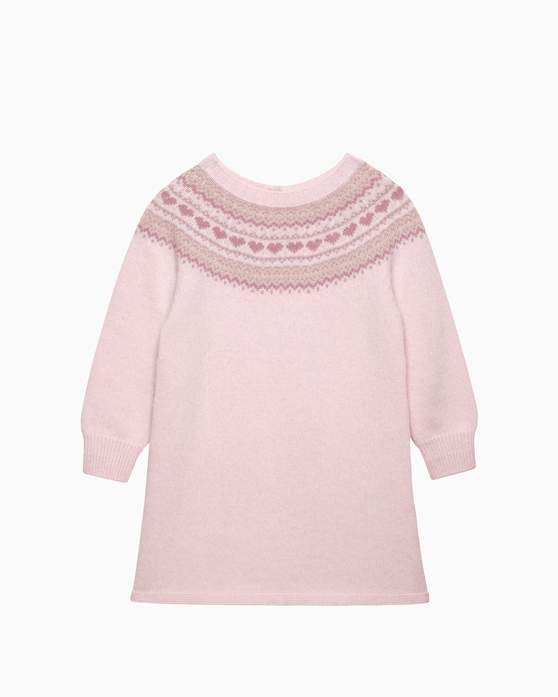 Confiture Dress Baby Cosy Fair Isle Knitted Dress
