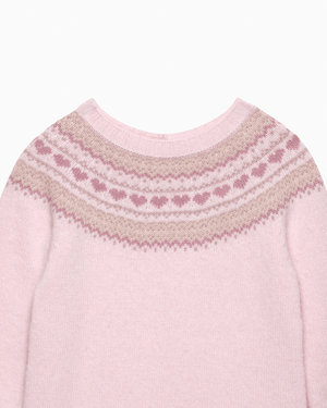 Confiture Dress Baby Cosy Fair Isle Knitted Dress