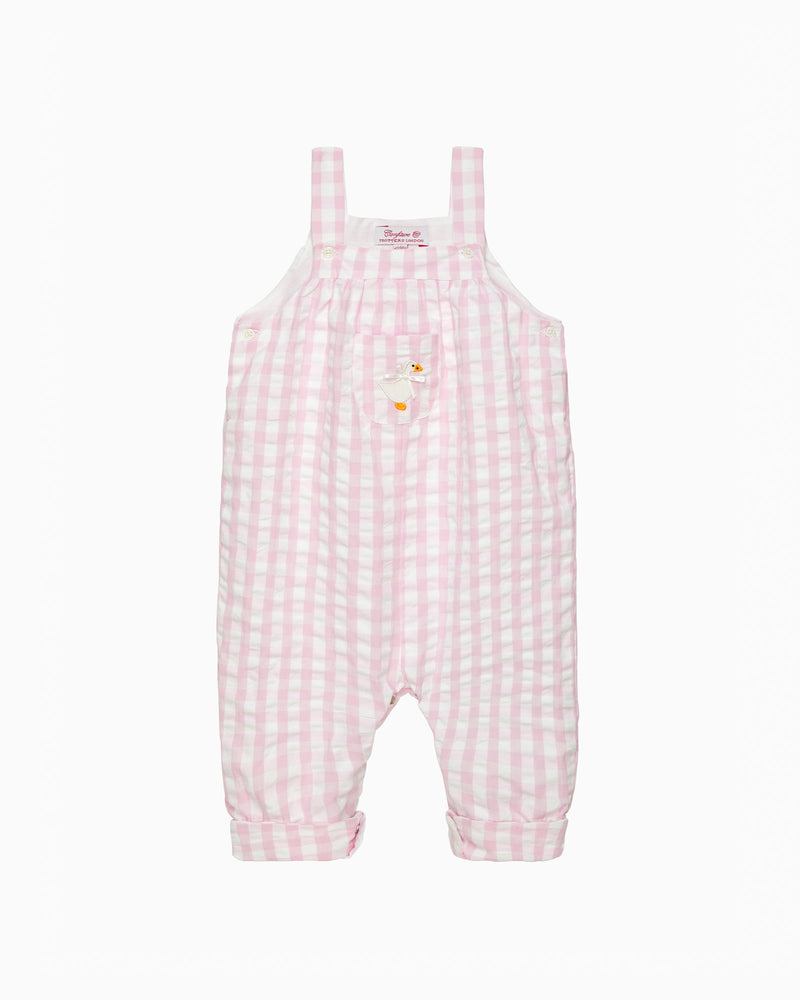 Confiture Dungarees Baby Duck Gingham Dungarees