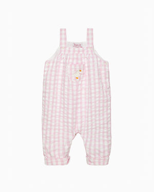 Confiture Dungarees Baby Duck Gingham Dungarees