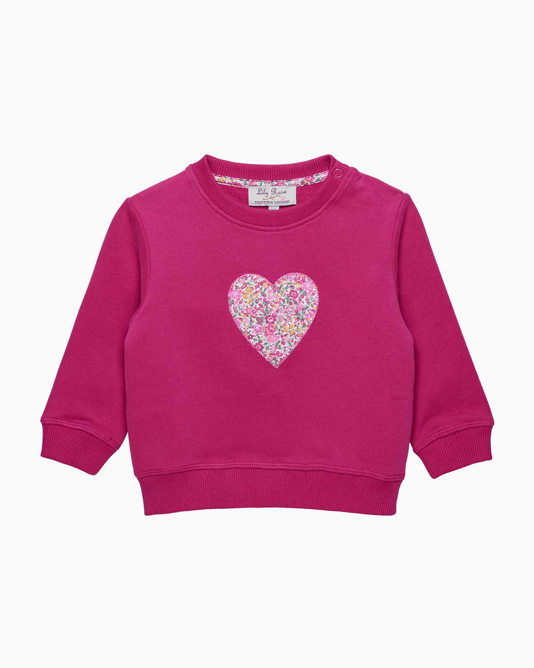 Confiture Sweatshirt Baby Emma & Georgina Heart Sweatshirt