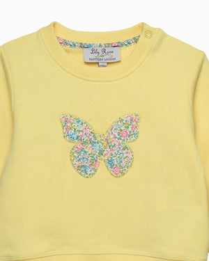 Lily Rose Sweatshirt Baby Emma & Georgina Butterfly Sweatshirt