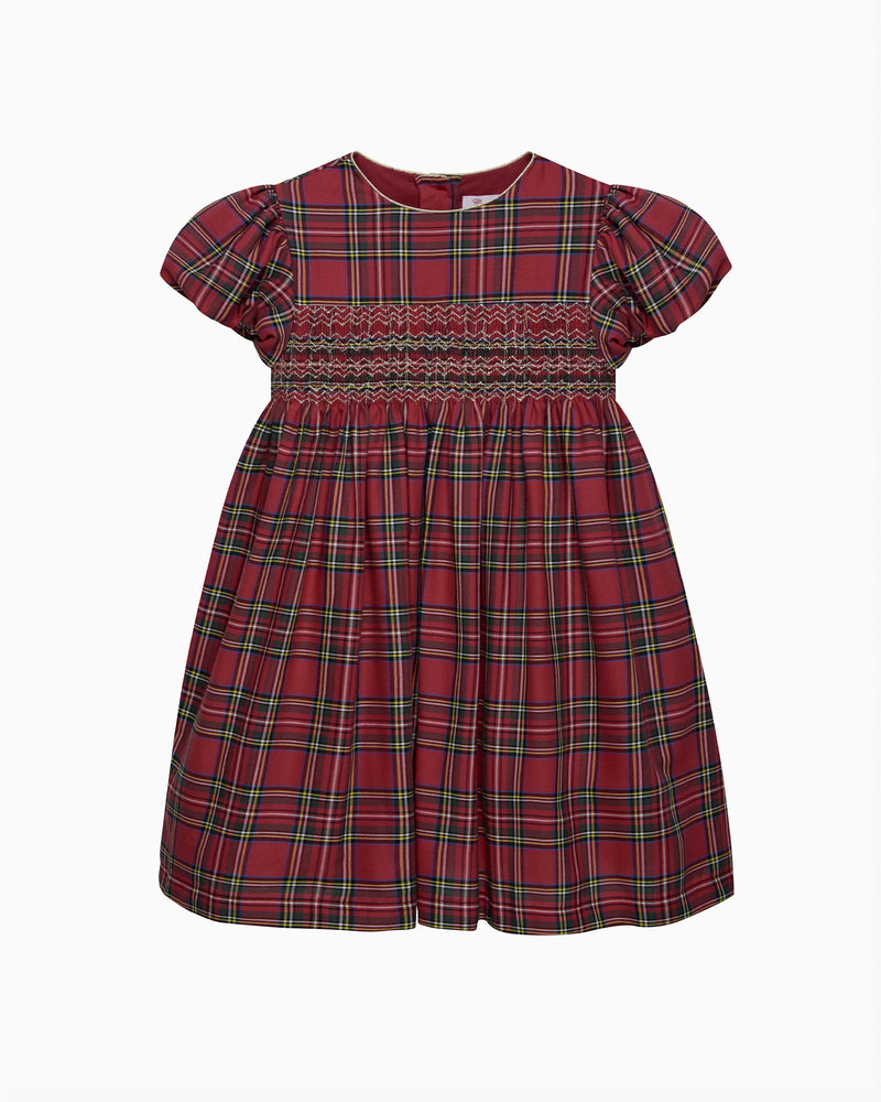 Lily Rose Dress Baby Isla Tartan Smocked Party Dress