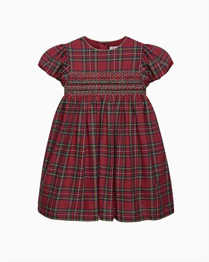 Lily Rose Dress Baby Isla Tartan Smocked Party Dress