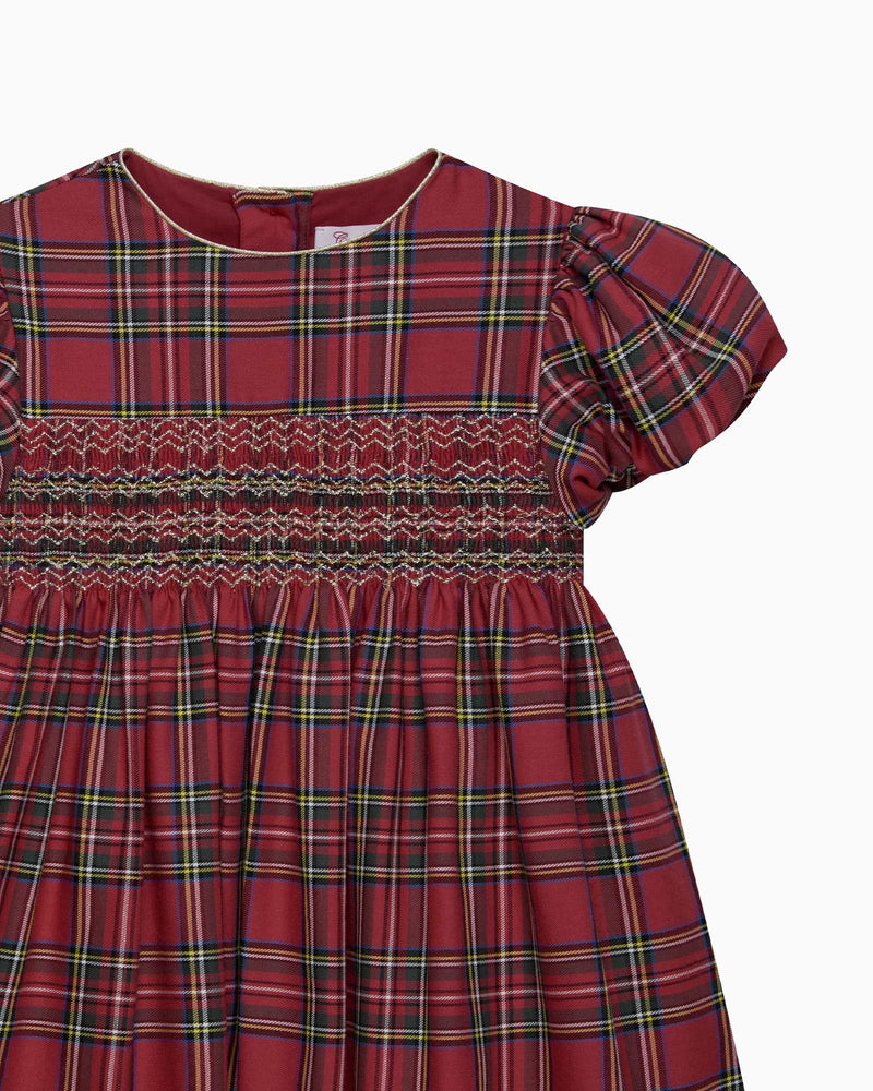 Lily Rose Dress Baby Isla Tartan Smocked Party Dress