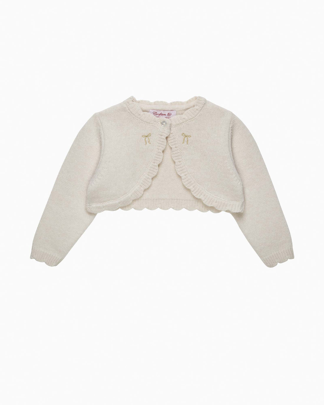 Confiture Cardigan Baby Maria Embroidered Bolero Cardigan
