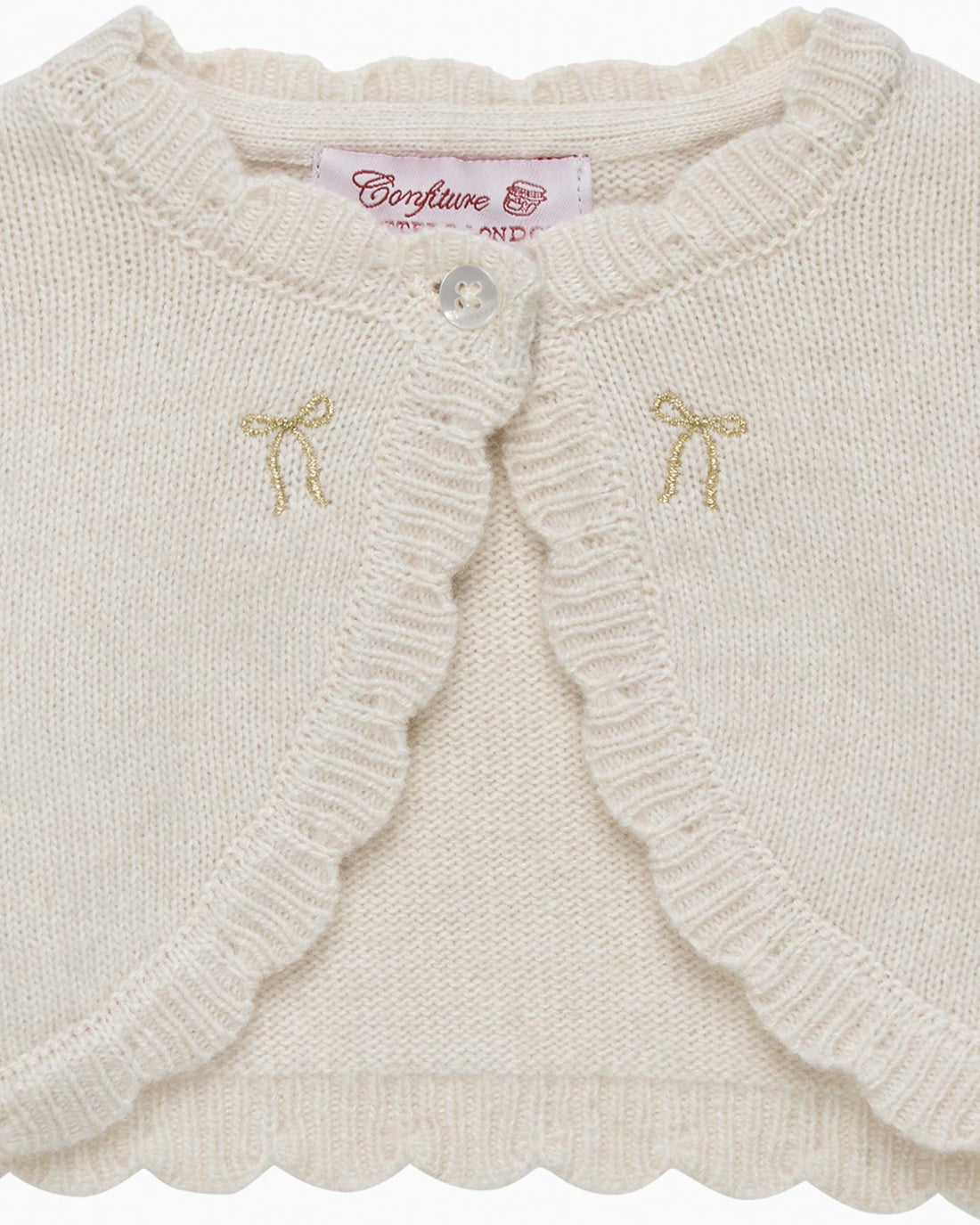 Confiture Cardigan Baby Maria Embroidered Bolero Cardigan