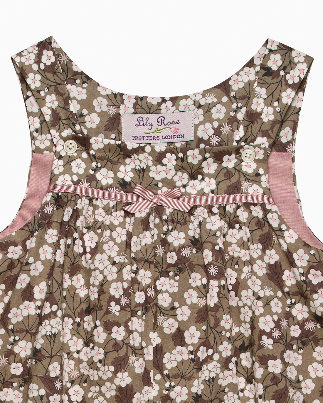 Lily Rose Dungarees Baby Mitsi Floral Dungarees