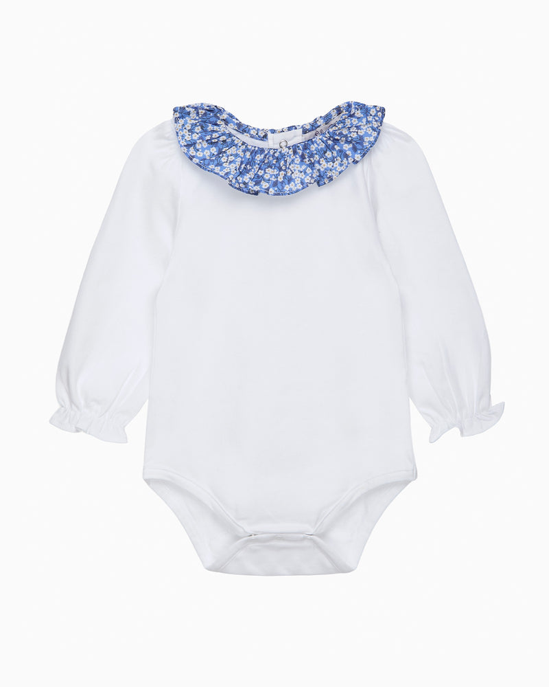 Lily Rose Body Baby Long Sleeved Willow Body in Blue Mitsi Valeria