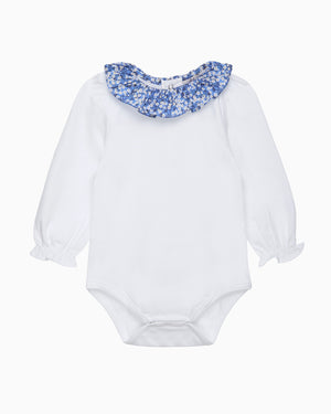 Lily Rose Body Baby Long Sleeved Willow Body in Blue Mitsi Valeria