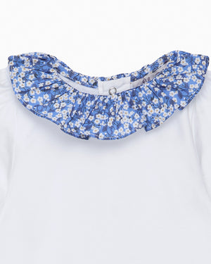 Lily Rose Body Baby Long Sleeved Willow Body in Blue Mitsi Valeria