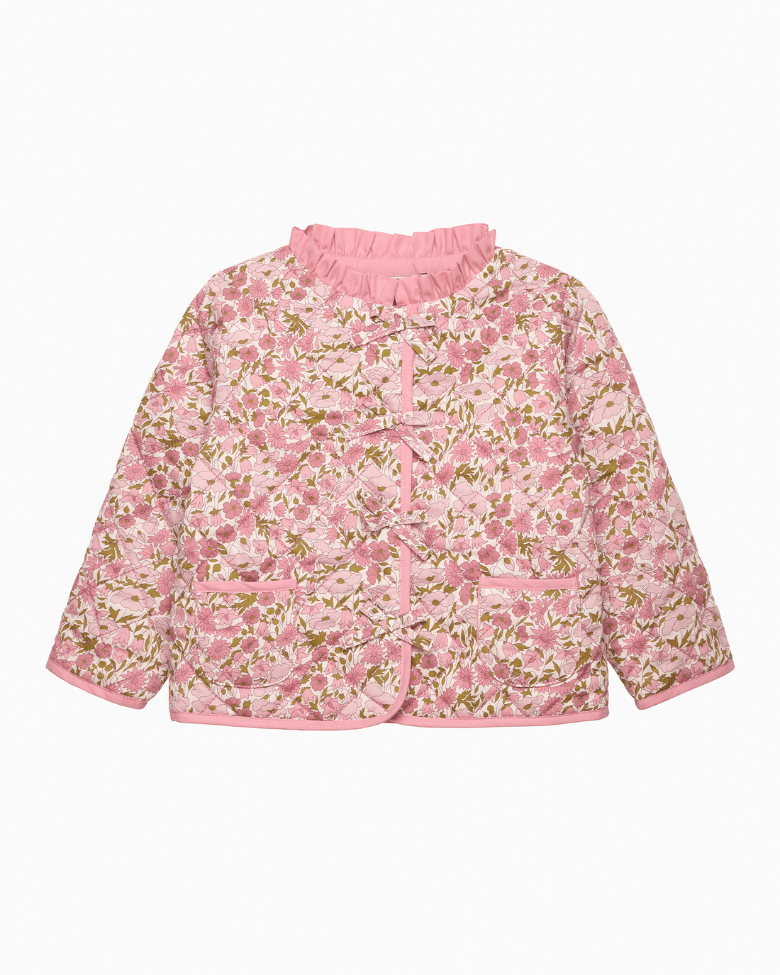 Lily Rose Jacket Baby Quilted Jacket in Poppy & Daisy