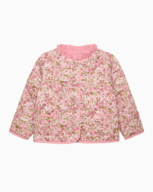 Lily Rose Jacket Baby Quilted Jacket in Poppy & Daisy