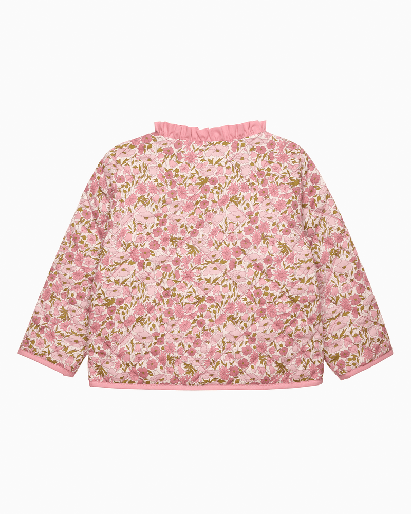 Lily Rose Jacket Baby Quilted Jacket in Poppy & Daisy