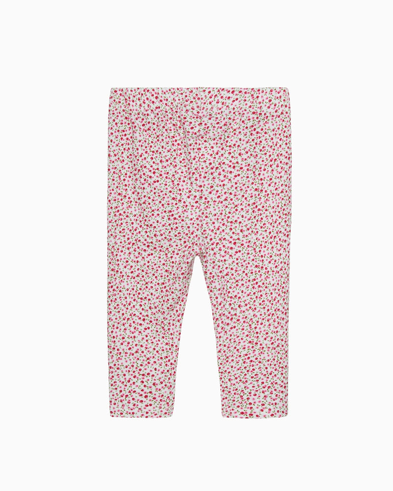Confiture Leggings Baby Leggings in Red Cherry Floral