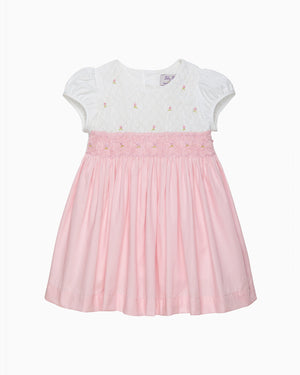 Lily Rose Dress Baby Rose Hand Smocked Dress in Pink