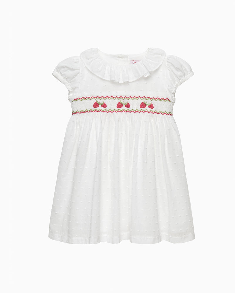 Confiture Dress Baby Strawberry Smocked Dress