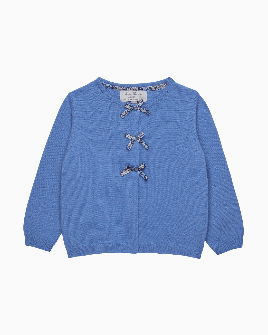 Lily Rose Cardigan Baby Bow Cardigan in Strawberry Thief