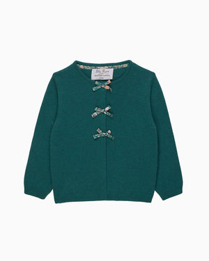 Lily Rose Cardigan Baby Strawberry Thief Bow Cardigan