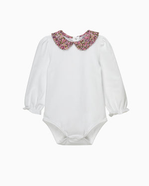 Lily Rose Body Baby Short-Sleeved Chive Pie Crust Collar Body