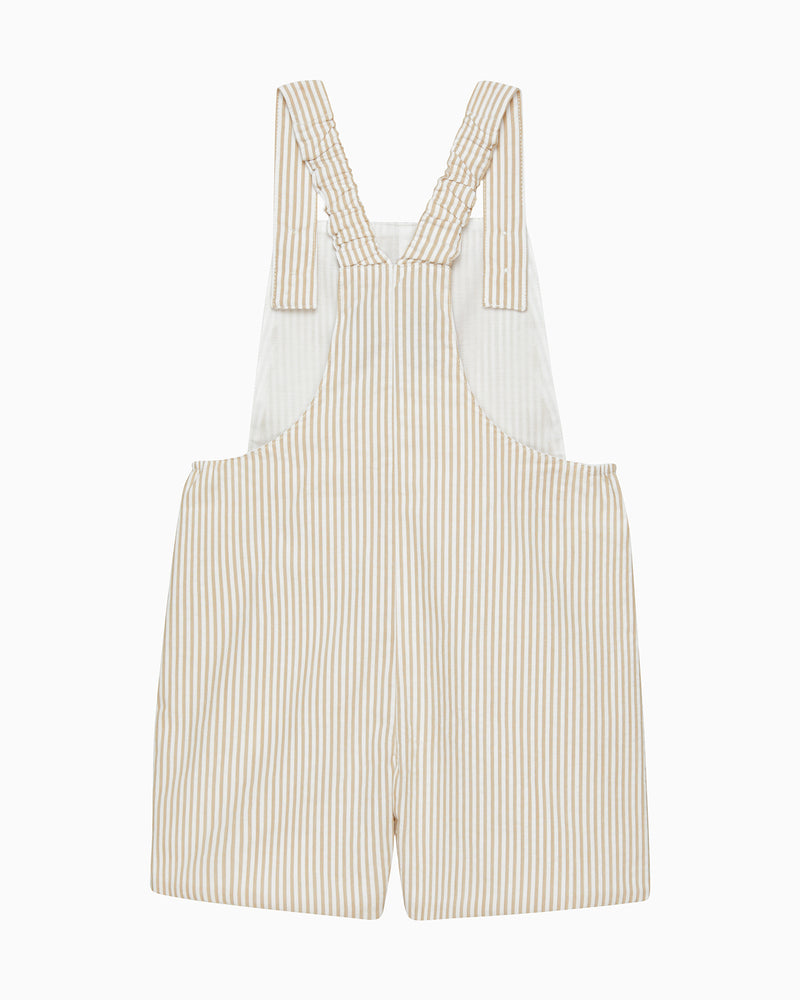 Chelsea Clothing Company Bib Shorts Baby Alexander Bib Shorts in Oatmeal Stripe