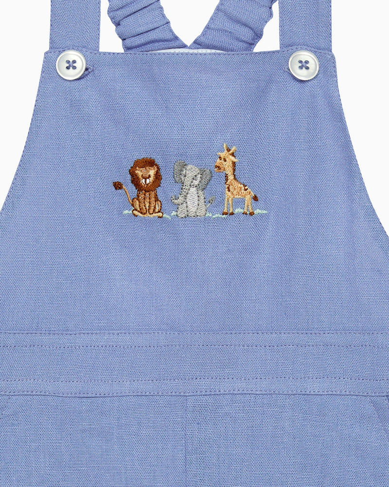 Chelsea Clothing Company Bib Shorts Baby Atticus Bib Shorts in French Blue