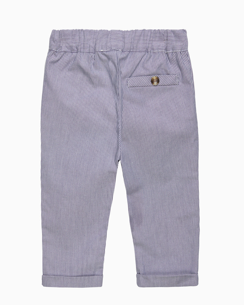Chelsea Clothing Co Trousers Baby Jacob Trousers in Navy Stripe