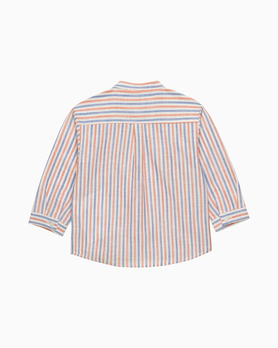 Chelsea Clothing Company Shirt Baby Oscar Shirt in Orange/Blue Stripe