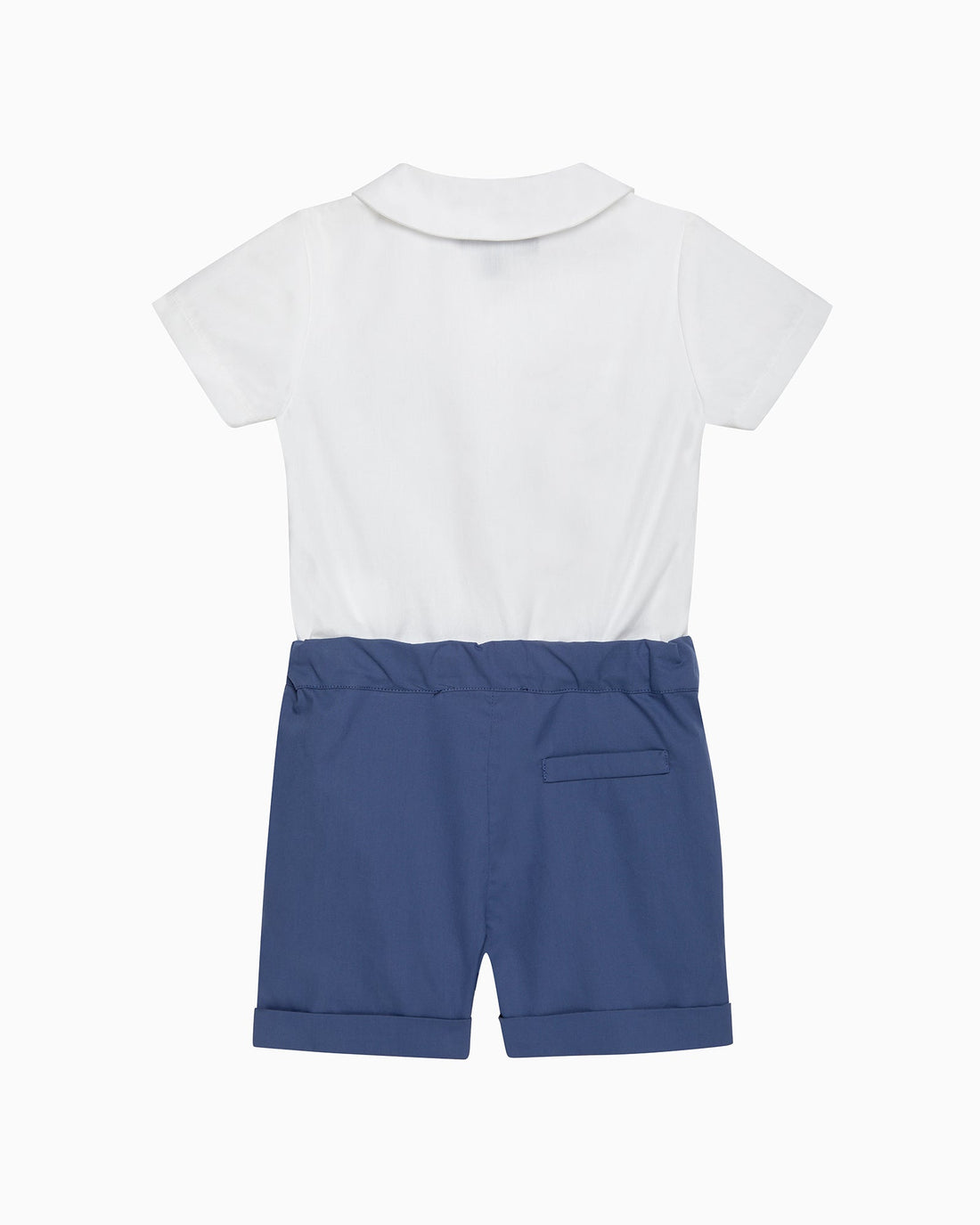 Trotters Heritage Set The Rupert Smocked Set in French Navy