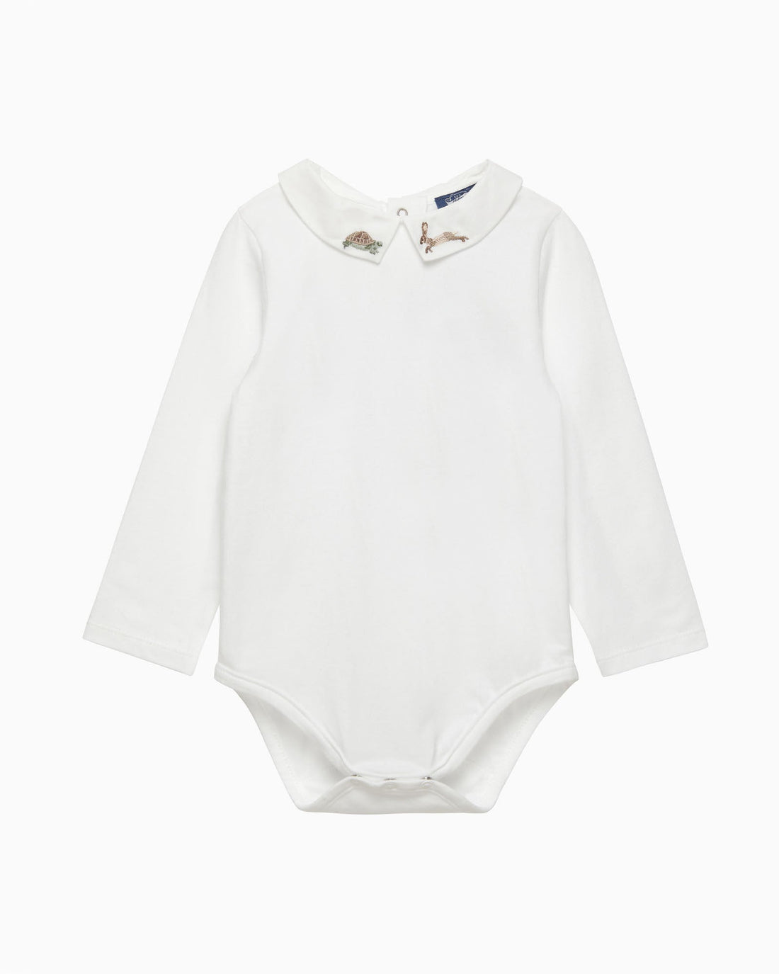 Chelsea Clothing Company Body Baby Monty Long-Sleeved Body in Tortoise & Hare