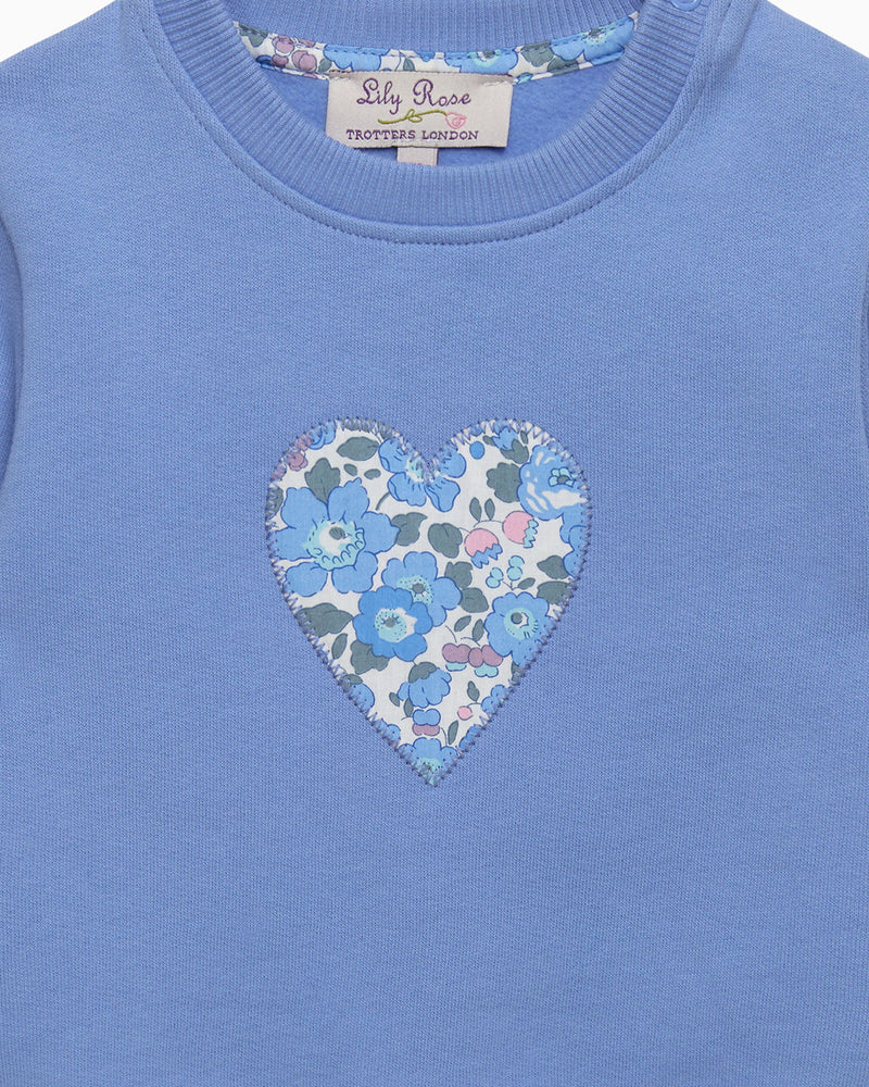 Lily Rose Sweatshirt Baby Betsy Heart Sweatshirt