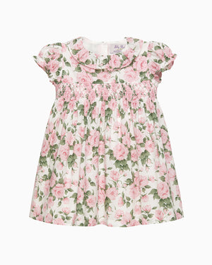 Lily Rose Dress Baby Carline Smocked Dress