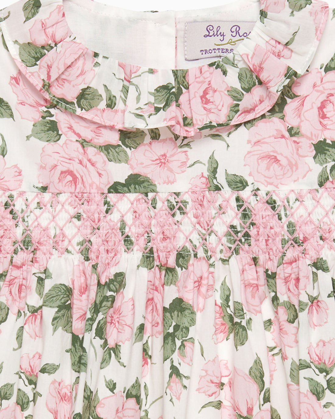Lily Rose Dress Baby Carline Smocked Dress