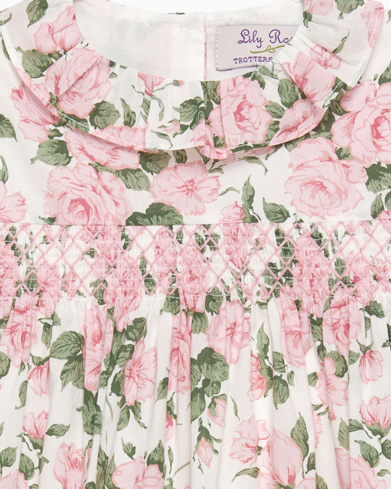 Lily Rose Dress Baby Carline Smocked Dress