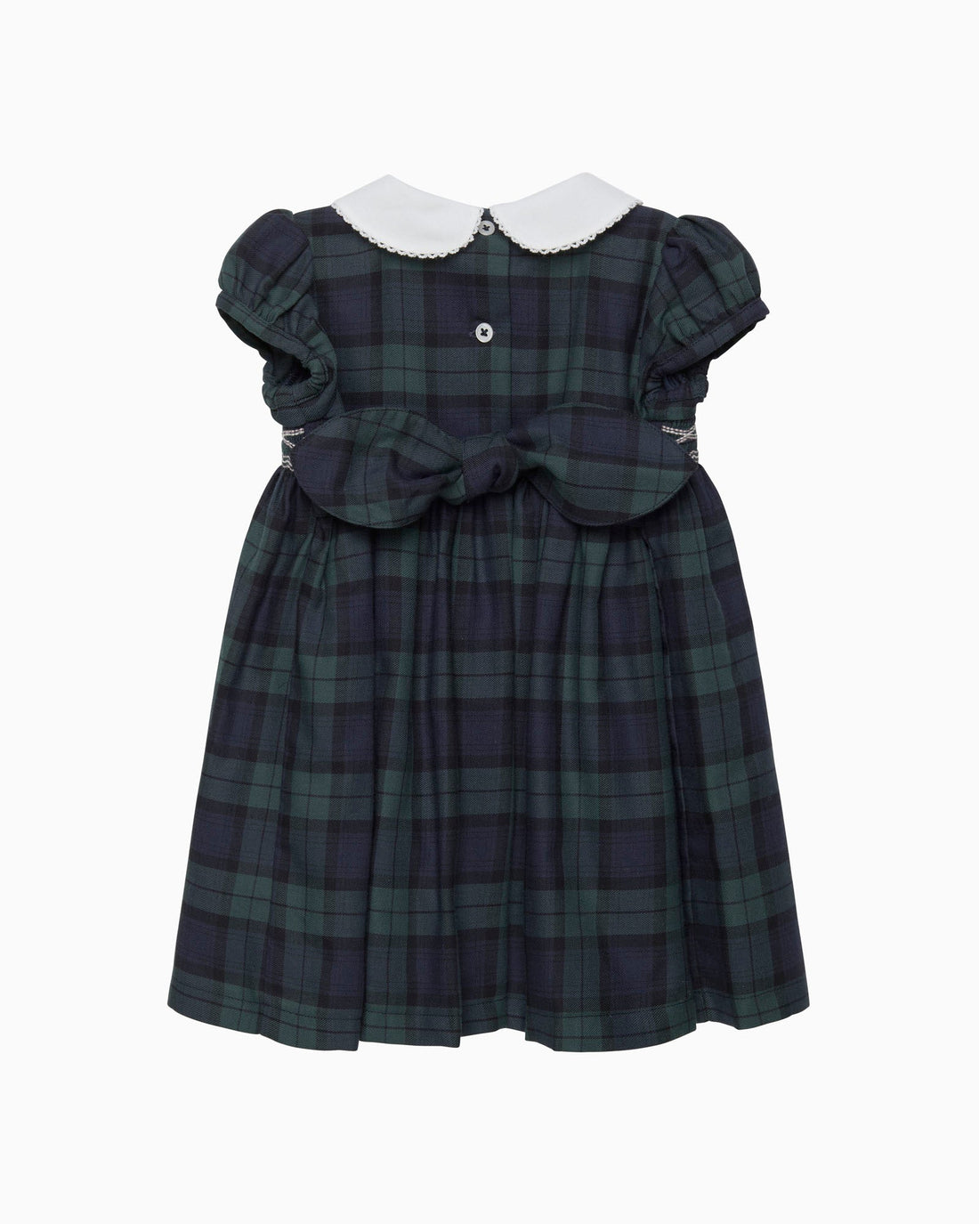 Confiture Dress Baby Charlotte Tartan Smocked Dress