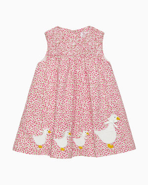 Confiture Dress Baby Cherry Smocked Duck Dress