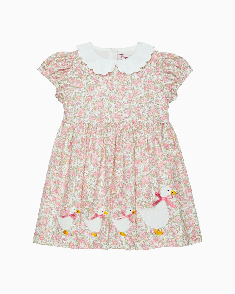 Confiture Dress Baby Duck Dress in Pink Floral