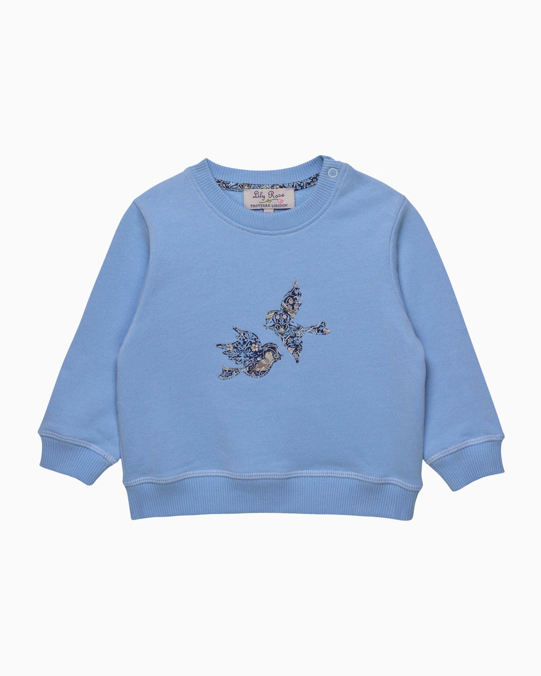 Lily Rose Sweatshirt Baby Strawberry Thief Birds Sweatshirt