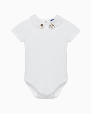 Chelsea Clothing Company Body Baby Short-Sleeved Monty Augustus Lion + Friends Body