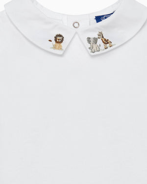 Chelsea Clothing Company Body Baby Short-Sleeved Monty Augustus Lion + Friends Body