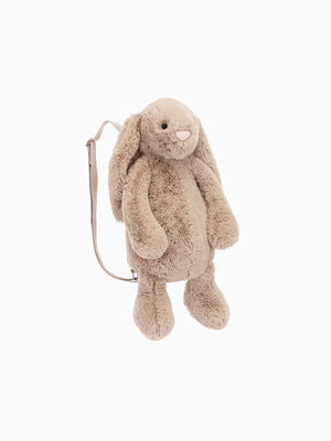 Jellycat Toy Bashful Bunny Beige Backpack