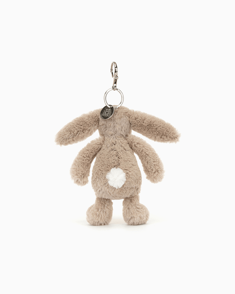 Jellycat Toy Jellycat Beige Bashful Bunny Bag Charm